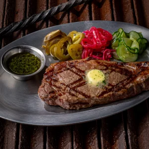 Двойной Нью-Йорк стейк | Bukowski grill