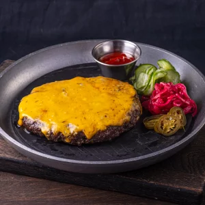 Котлета Буковски с сыром чеддер | Bukowski grill